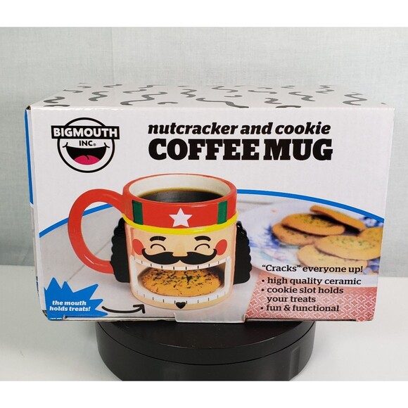 Nutcracker & Cookie Ceramic Mug Cup 10oz Big Mouth Brand New!! - Picture 6 of 11